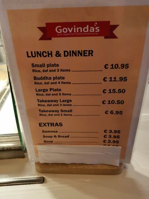  at Govinda's - North City in Dublin