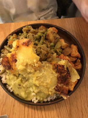 buddha plate  at Govinda's - North City in Dublin