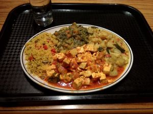 Regular sized main menu at Govinda's - North City in Dublin