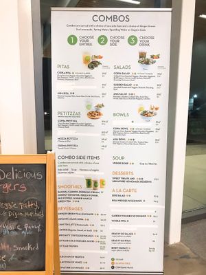 Menu at Mama Gaia - Ballet in Memphis