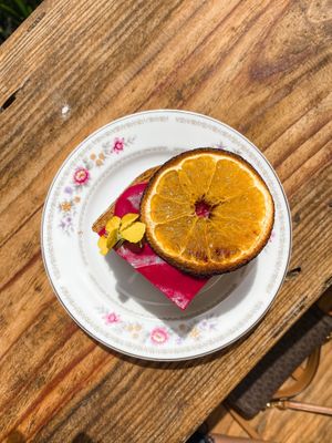 Vegan cake  at Moagem in Aljezur