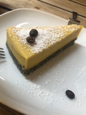 Pumpkin and coconut tart  at Moagem in Aljezur