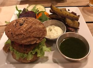 Burguer combo at Moagem in Aljezur