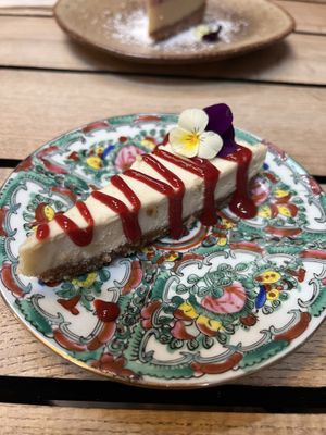 Lime cheesecake  at Moagem in Aljezur