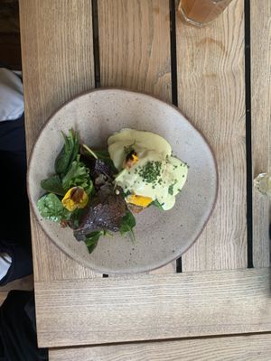 Tofu Benedict   at Moagem in Aljezur