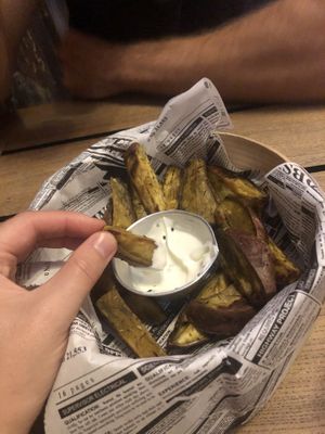 Potato wedges   at Moagem in Aljezur