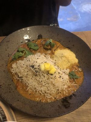 Curry (dish of the day)  at Moagem in Aljezur