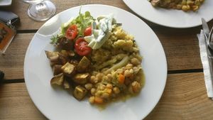 lunch menu at Moagem in Aljezur