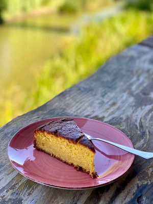 Bolo de Laranja  / Orange Cake (Vegetarian) at Moagem in Aljezur