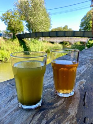 Limonada & Kombucha caseiras / Homemade Lemonade & Kombucha at Moagem in Aljezur