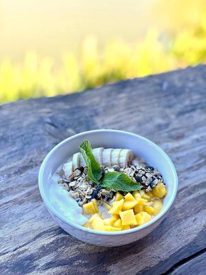 Yogurt Bowl (Vegetarian) at Moagem in Aljezur