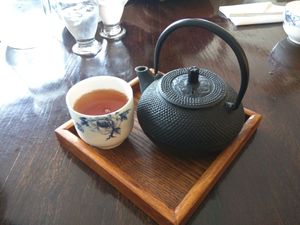 Pot of Tea at Liutaio Music Cafe & Shop in Cambridge