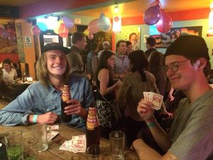 cusqueña beer before masaman curry  at Indigo Bar Restaurant in Cusco
