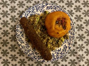 The food from the cooler. at All Vegan in Barcelona