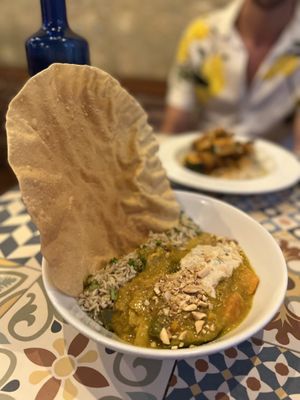 Korma Curry  at All Vegan in Barcelona