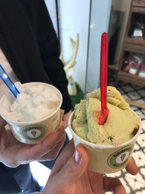 Vegan ice cream  at All Vegan in Barcelona