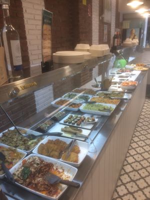 The food selection  at All Vegan in Barcelona