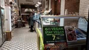 Front entrance at All Vegan in Barcelona
