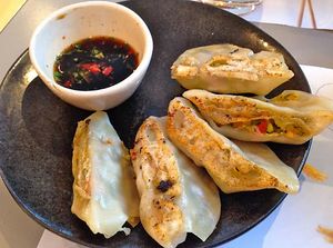 vegetable gyoza at Wagamama in Dartford