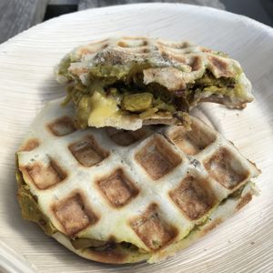 Thai waffe at V-Box in Ghent