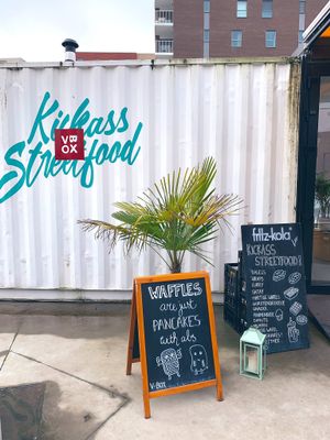 The outside — super cute! at V-Box in Ghent