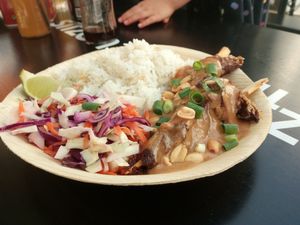 Superdelicious Satay at V-Box in Ghent