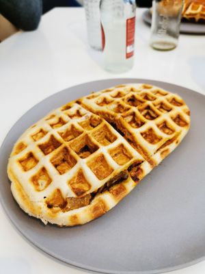 Waffle Sandwich at V-Box in Ghent