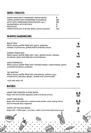 Menu June 2020 at V-Box in Ghent