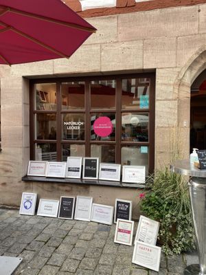 the menu at Die Kleine Eismanufaktur in Nuremberg