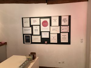 The tastes ;) at Die Kleine Eismanufaktur in Nuremberg