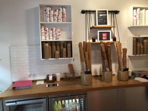 Waffles vegan aswell at Die Kleine Eismanufaktur in Nuremberg