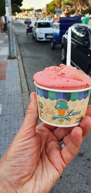 5 Flavours at Heladeria Italiana Soleluna in Chiclana De La Frontera