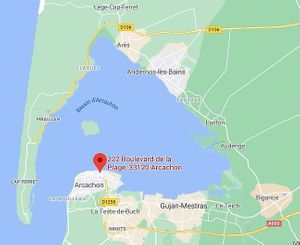 Bassin d'Arcachon, Aquitaine, France at La Fourchette Bio in Arcachon