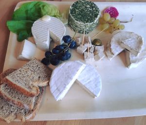 Vegan Cheeses at La Fourchette Bio in Arcachon