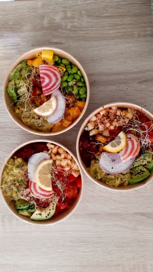 Bowls at La Fourchette Bio in Arcachon