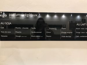 Soy based flavors at ego in Marseille