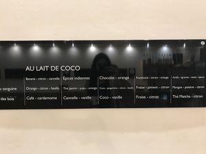 Coconut based flavors at ego in Marseille