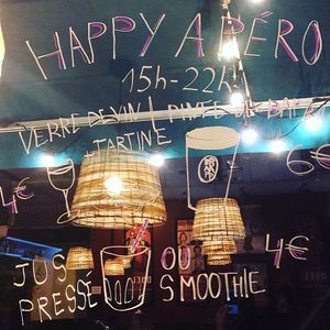 HappyHour.
Bapbap pinte + tartine 6€
Glass or wine + tartine 4€ ;) at Armand Bar et Cantine in Paris