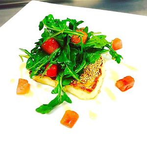 Fried Feta at Nubar in Cambridge