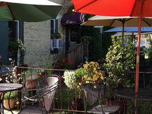 Outdoor seating on Main Street.
' at Cafe 213 in Waterford