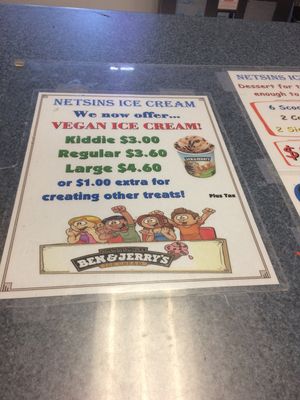 vegan at Netsins Ice Cream in Irondequoit