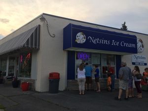 outside 2 at Netsins Ice Cream in Irondequoit