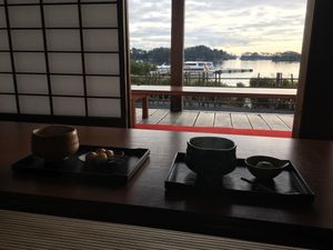 The view at Kanrantei Tea House in Matsushima