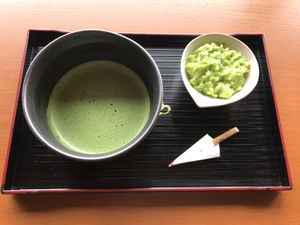 beautiful presentation  at Kanrantei Tea House in Matsushima