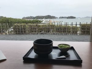superb view  at Kanrantei Tea House in Matsushima
