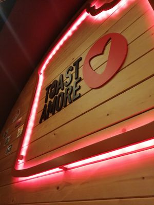 Inside at Toast Amore in Terracina