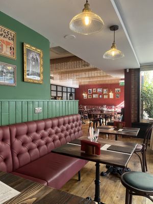 dinning room  at The Tipsy Vegan in Cambridge