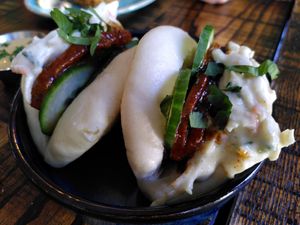 Bao buns (October 2022) at The Tipsy Vegan in Cambridge