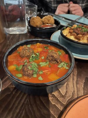 Small plates  at The Tipsy Vegan in Cambridge