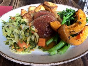 Beef Seitan  at The Tipsy Vegan in Cambridge